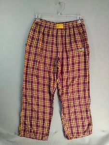 Cleveland Cavaliers Mens Sleepwear Pants Large Multicolor Plaid Flannel Cotton - Picture 1 of 10