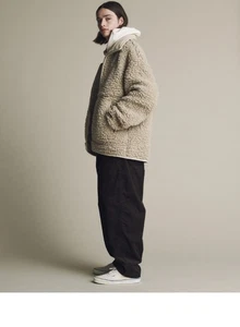 RARE North Face Purple Label x Nanamica Wool Boa Deep-Pile Fleece Jacket, Size L - Picture 1 of 13