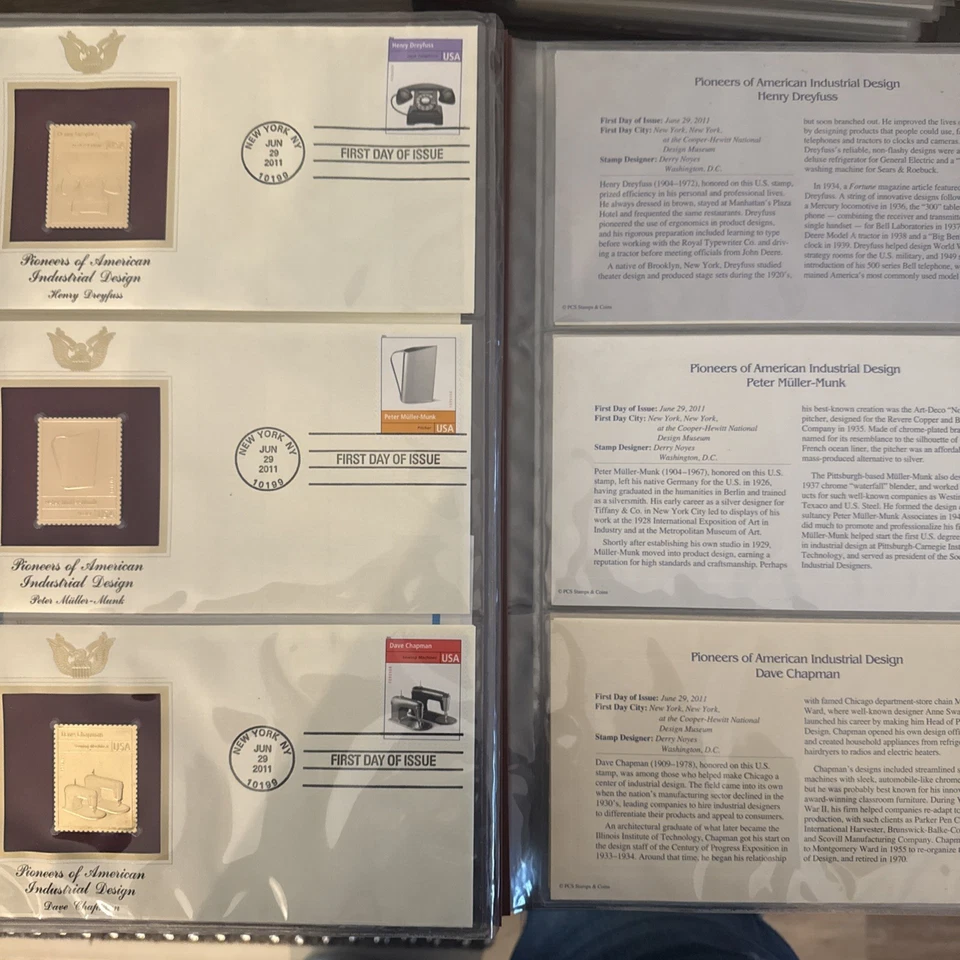 Réplicas doradas (oro 22k) de estampillas de Estados Unidos pioneras envían un bonsái hola vacaciones NUEVO Foto 1 de 4