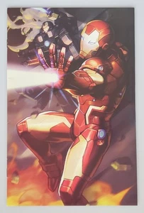Tony Stark Iron Man 12 Marvel Comics 2019 Battle Lines Virgin Variante FN/VF - Bild 1 von 2