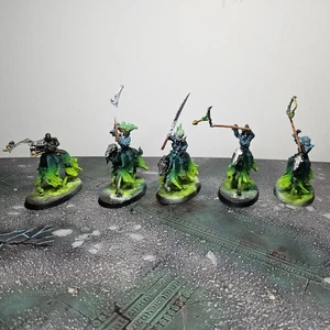 Hexwraiths x5 - Warhammer Age of Sigmar Undead WarCry Soulblight Black Knights - Picture 1 of 12
