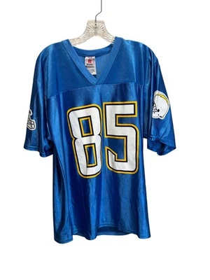 San Diego Chargers Antonio Gates #85 NFL Players Jersey M/M Blue Polyester Footb - Image 1 of 4