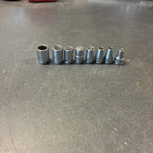 8 Piece Set Of Armstrong Sockets 1/4” Drive SAE 7/16 - 3/16 - Bild 1 von 12