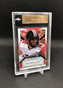 TRUE 1/1 2023 Leaf Metal Dalton Kincaid 1 of 1 RED CRYSTAL PORTRAIT AUTO Rookie!