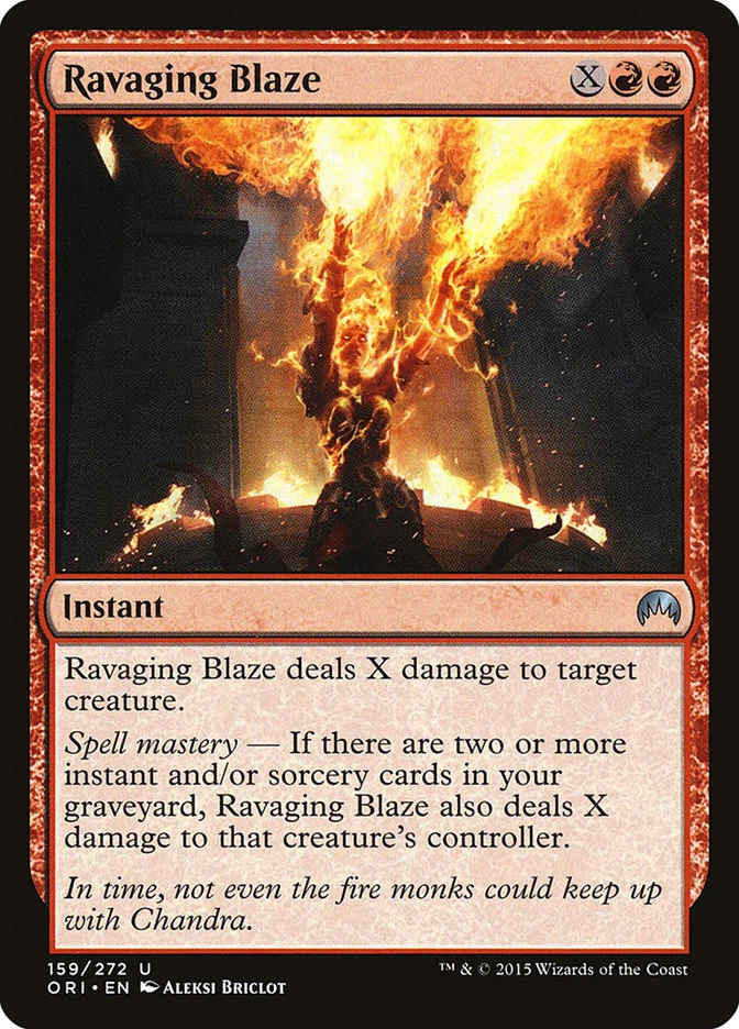 Ravaging Blaze (159) Magic Origins ORI MTG Magic - Image 1 of 1