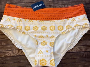 NEW Disney Moana Tafiti High Waist Orange Bikini Swim Bottom Size Medium M - Picture 1 of 2