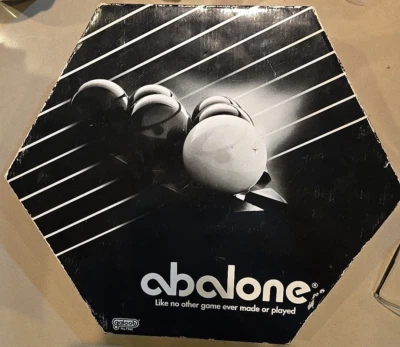 Vintage ABALONE Marble Strategy Hexagon Board Game Like no other- COMPLETE 1990 - Image 1 of 4