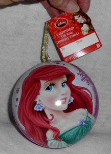 Disney Collectable Tin Princesses Ornament NWT 4" Diameter Round Multicolor Tin - Picture 1 of 10