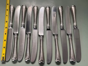 11 Gorham Old French Sterling Silver 8.5” Luncheon knives HJH monogram - Picture 1 of 3