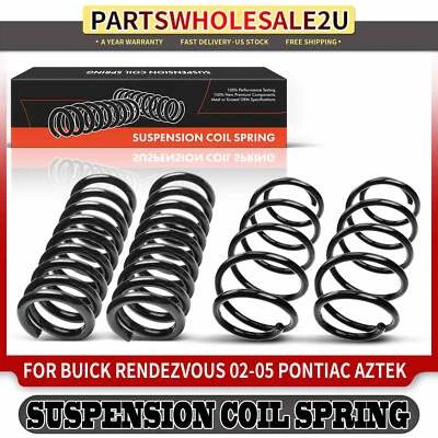 4x Molas helicoidais dianteiras e traseiras para Buick Rendezvous 2002-2007 Pontiac Aztek 02-05 - Imagem 1 de 4