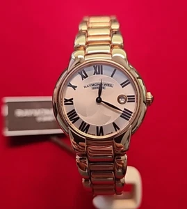 Raymond Weil Jasmine Rose Gold Tone Steel Silver Dial Ladies Watch 5229-P5-01659 - Picture 1 of 11
