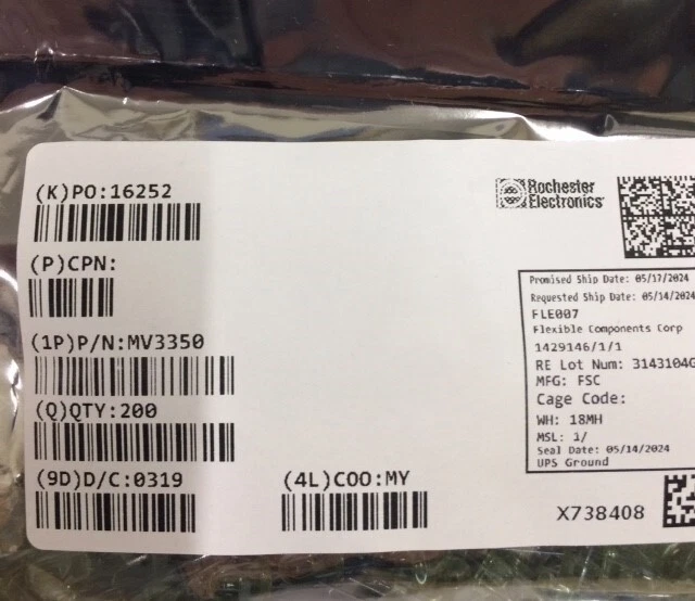 MV3350 FSC LED LED YELLOW CLEAR 5MM ROUND T/H 50 PIECES - Image 1 of 1