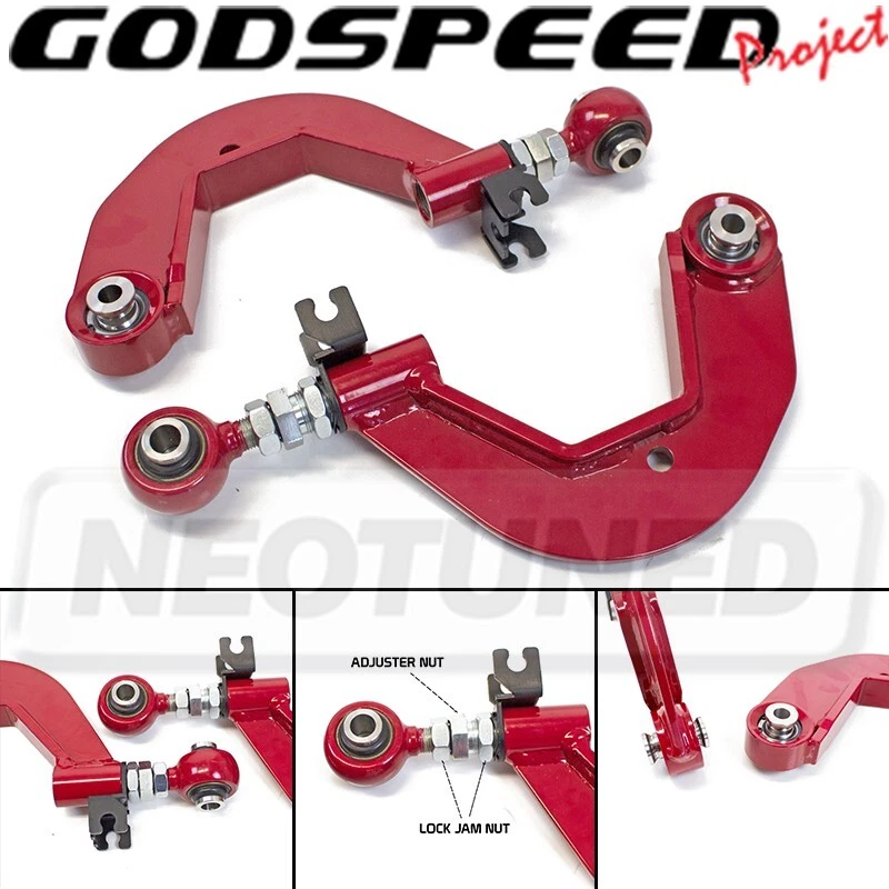 Godspeed GEN 2 Adjustable Rear Camber Arms Kit For AUDI A3/A3 QUATTRO 8Y 2022-25 - Image 1 of 4