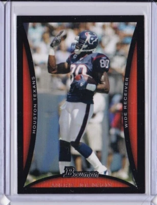 2008 Bowman Football Card #62 ANDRE JOHNSON HOUSTON TEXANS - Image 1 of 2