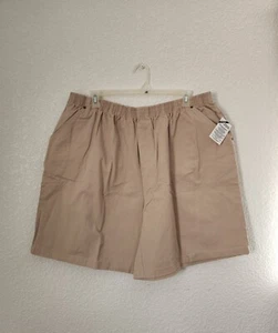 Roaman's Women's Plus Size 28W Bermuda Denim Shorts elastic waist New - Picture 1 of 6