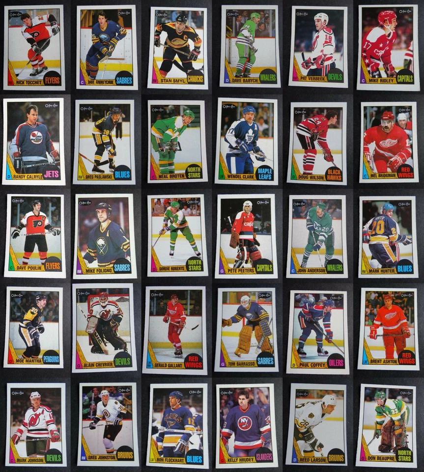 1987-88 O-Pee-Chee OPC Hockey Cards Complete Your Set U You Pick List 1-132 - Image 1 of 1
