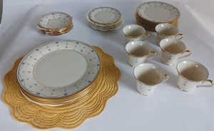 Lenox Dimension Collection Chateau, servizio per 6, bordo dorato oro, ottime condizioni - Foto 1 di 18