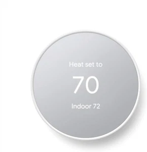 Google Nest Smart Thermostat, Snow - GA01334-US - Picture 1 of 14