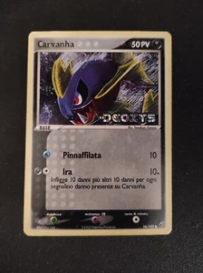Pokemon - Carvanha 56/107 EX Deoxys Holo Reverse Print - Bild 1 von 3