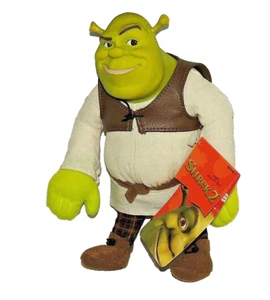  SHREK 2- PLUSH DOLL W/HARD HEAD 2004-- 9" TALL APPROX.  - Picture 1 of 2