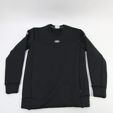 New York Jets Nike NFL On Field Apparel Therma-Fit Sweatshirt Men's Black Used Cover
