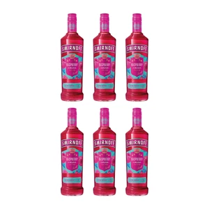 Smirnoff Raspberry Crush Vodka 25 % Vol. Spirituose, 6 x 0,7l Flasche Alkohol - Bild 1 von 5