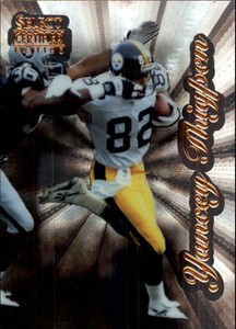 1996 Select Certified Premium Stock Steelers Football Card #60 Yancey Thigpen 
