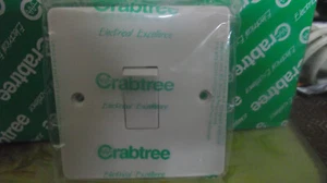 5 x Capital Crabtree 10A Light Switch 1 Gang 2 Way - Picture 1 of 3