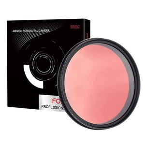 FOTGA 49mm Adjustable IR Lens Filter Infra-Red 530nm-750nm 590nm 680nm 720nm - Picture 1 of 9