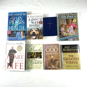 Christian Living Inspiration 8 Book Bundle Hardback Paperback Colbert Smalley - Foto 1 di 10