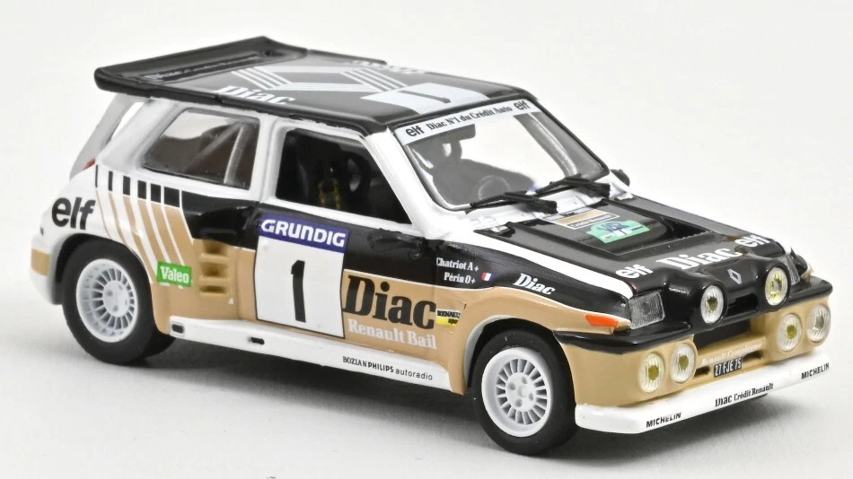 Modellino auto rally scala 1:43 Norev  RENAULT MAXI 5 TURBO 1986 RALLY VAR N.1 - Immagine 1 di 1