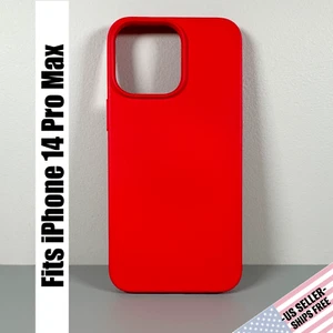 Funda para iPhone 14 Pro Max - Rojo Clásico | Silicona Suave al Tacto | Delgada y Flexible - Imagen 1 de 13