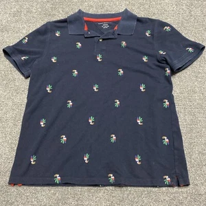 Camicia pullover blu Tommy Hilfiger ragazzo taglia XL (16-18) polo colorata Toucan Bird - Foto 1 di 9