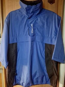 Benross Wind & Rain Golf Halbarm 1/4 Reißverschluss Jacke blau schwarz atmungsaktiv UKM - Bild 1 von 8