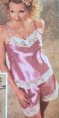 1980s Suntop Lingerie Camisole Knickers Wrap Sewing Pattern Simplicity 9961 - Image 1 of 3