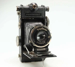 Voigtländer Prominent 6x9cm Kamera camera Heliar f4,5 105mm Objektiv Lens 95181 - Bild 1 von 10