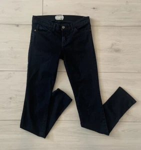 Current Elliott The Skinny Blue Low Rise Jeans Pants Women’s Actual Size 28X33 - Picture 1 of 11