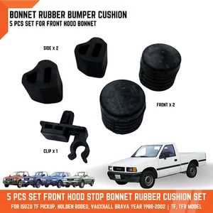 Front Hood Bumper Cushion Rubber Clip For Isuzu Pickup TF Chevrolet LUV 88-02 - Picture 1 of 7