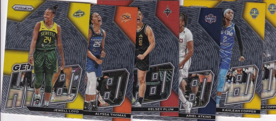 2023 Panini Prizm WNBA -Get Hyped Inserts- YOU PICK/CHOOSE-FINSIH YOUR SET - Image 1 of 1