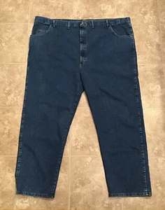 Wrangler Rugged Wear Relaxed Stretch Denim Jeans - Men 54" x 32" Big & Tall EUC - Picture 1 of 6