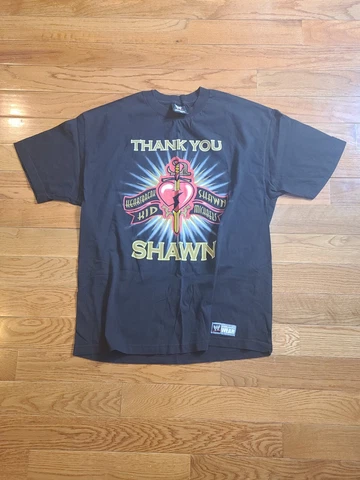 WWE Shawn Michaels HBK Farewell Thank You Retirement Shirt Adult XL NICE RARE Cover