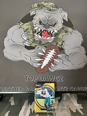 2020 SELECT DENZEL MIMS GOLD DISCO FIELD LVL PRIZM *RARE RC SSP 2/10 STEELERS WR - Image 1 of 4