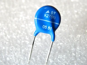 Epcos S07K275 Varistance MOV 275VAC 350VDC 9mm 430V - 5pcs - Picture 1 of 3