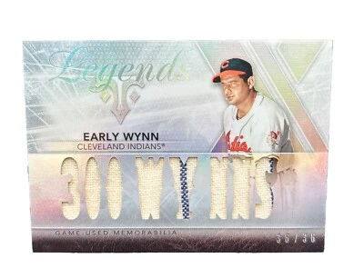 2016 Topps Triple Threads Relics Legends 36/36 Early Wynn 300 WYNNS #TTRL-EW HOF - Image 1 of 2