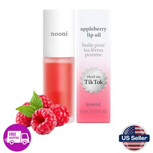 NOONI Korean Vegan Appleseed Lip Oil - Revitalizing for Dry Lips 0.12 FL Oz - Picture 1 of 12