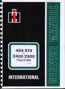 Manual de servicio de tractor International 454/574 y 2400/2500 - Imagen 1 de 1