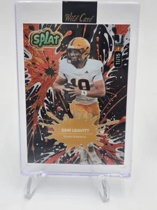 Sam Leavitt Orange Mojo Wild Card Splat Sbora01-SL /15 - Picture 1 of 2