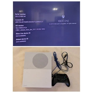 Microsoft Xbox Uno S 1TB 1618 Unidad de Disco Mando Consola Cables Laboral - Imagen 1 de 11