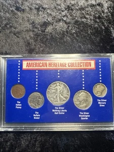 American Heritage Collection Coin Set - Silver Walking Liberty Silver Quarter - Picture 1 of 4