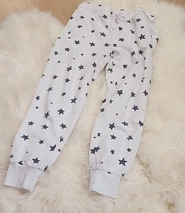 Z Supply Women’s Blue Star White Sweatpants Loungewear Sz M - Picture 1 of 5